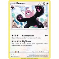 Pokemon Bewear Cards - 150/192 - Uncommon