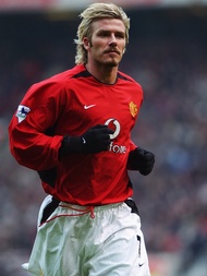 โปสเตอร์ David Beckham เดวิด เบ็คแฮม Manchester United ManU ManUtd แมนเชสเตอร์ยูไนเต็ด แมนยู Poster 