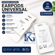 (10Pcs) Empty Box Packaging Earpods Universal Lightning Cable | Empty Thick Material Packaging [SR]