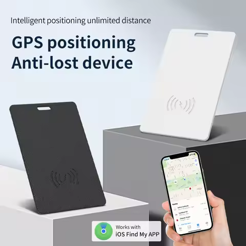 Wireless Charger Google Find My Device Tracker Card Wallet GPS Locator Smart Mini Tag Device Find My