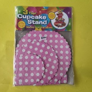 Cupcake Tier LIST POLKADOT / Cup Cake Stand DOT / Stand Cup Cake 3 Susun