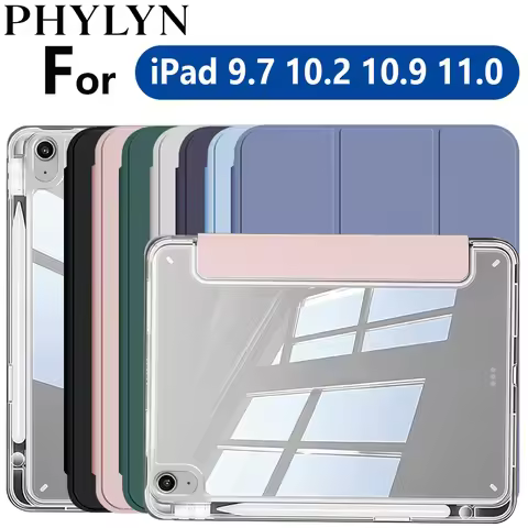 Case for iPad (A16) 11th Gen, 10th Gen, 11-inch 2025, iPad 9th/8th/7th/6th/5th gen, iPad Air Crystal