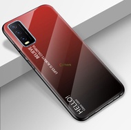 Case Vivo Y12A เคสโทรศัพท์ วีโว่เคสกระจกสองสี เคสกันกระแทก เคส vivo Y12A ขอบนิ่ม เคสกระจกไล่สี