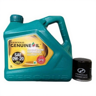 PERODUA FULLY SYNTHETIC 0W20 3L ENGINE OIL WITH PERODUA AXIA, BEZZA OIL FILTER (P2A12)