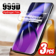 3Pcs Full Curved Hydrogel Film For OnePlus 11 Screen Protector OnePlus11 One Plus 11 5G PHB110  Soft Protective Films Not Glass