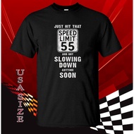 New Shirt Happy Birthday With Speed Limit Sign 55Th T-Shirt Usa