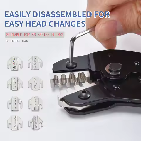 Hand Crimping Tool Pliers Crimp Jaws Set,4mm slot jaws,02C/03H/-6/06/06WF/2546B/2549/58B,Used for Cr