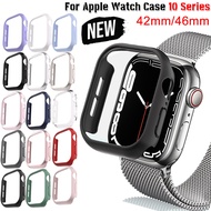 PC Case For Apple Watch series 10 42mm 46mm Matte Hard PC bumper Screen Protector Cover iWatch serie