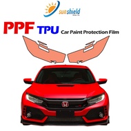 PPF TPU [Honda Civic FK8] Car Paint Protection Film wrapping invisible car cover headlight