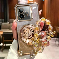 Fortune rotating stand suitable for gt7pro racing version mobile phone case RMX5090 soft shell femal