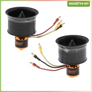 [PromotionMY] 50mm Duct Fan 12 Brushless Motor For RC Model EDF Aircraft Accessory CW