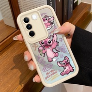 HP MERAH VIVO V27 5G VIVO V27 Pro 5G S16 Pro 5G VIVO V27E 5G S16E 5G T2 4G Case Softcase Happy pink 