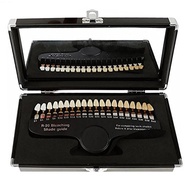 Professional 3D Teeth Whitening Shade Guide with Mirror Tooth Bleaching Shade Chart 20/27 Colors
