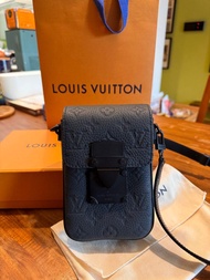LV Louis Vuitton S-lock直式隨身錢包