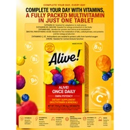 Alive Multivitamin Once Daily High Potency Vitamins 3 Month Supply USA
