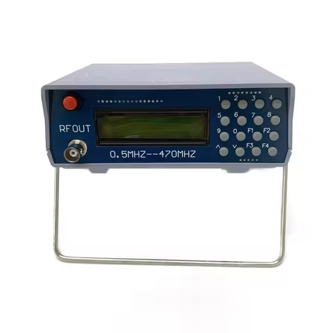 New version High frequency signal source RF signal generator 0.5-470MHz 0.5MHz-470MHz FM interphone 