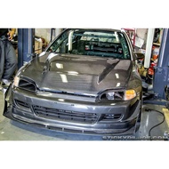 Honda civic EG JS Racing Carbon fiber front bonnet bonet hood cover bodykit body kit