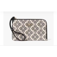 KATE SPADE Lucy Spade Flower Small L-Zip Wristlet/Kate Spade Wristlet