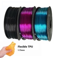 3D Printer Flexible Filament 1kg TPU Filament 1.75 mm Filament 250g Rainbow Filament Glowing 3D Pri
