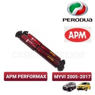 EL PERODUA ALZA MYVI VIVA 05-2017 ABSORBER REAR 1SET-2PCS APM PERFORMAX SUSPENSION