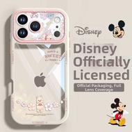 pinsai | Disney Licensed Cute Magnetic Rotatable Stand Clear iPhone Case 15pm