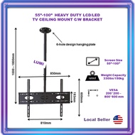 55"-100" HEAVY DUTY LCD / LED TV CEILING MOUNT C/W BRACKET (HLP-55100)