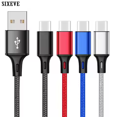 USB Type A To C Cable For Samsung Galaxy S8 S9 S10 S20 A50 A51 USBC 1m 2m 3m Long 25cm 50cm Short Da