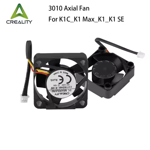 Creality 3D 3010 Axial Fan 24V 0.1A 12000 For K1C K1Max K1 K1 SE 3D Printer Accessories Hotend Cooli