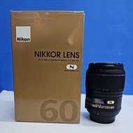 NIKON AF-S MICRO NIKKOR 60MM F/2.8G ED LENS