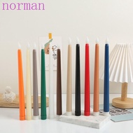 NORMAN Flameless Taper Candles, with Flickering Flame Battery Operated Led Candles, Fireplace 3D Wick Simulation Creative Candlesticks Church