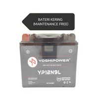WMOTO XTREME 150i / SCOMADI TL125 BATTERY YP12N9L(YB9) MAINTENANCE FREE BATTERY BATERI YP12N9L(YB9)