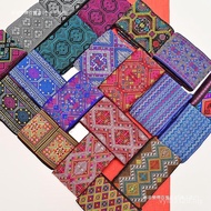 Embroidered Brocade Moon Coat Hat with Ethnic Totem Design - D1Y8