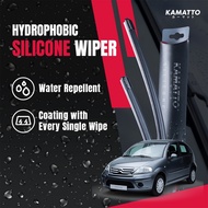 Kamatto Wiper Citroen C3 (2003-2010) Hydrophobic Silicone Water Repelling Coating