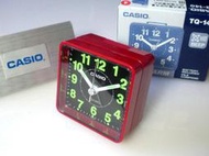 地球儀鐘錶 CASIO鬧鐘 輕巧桌上型 數字、指針皆為夜光顯示 全新 台灣公司貨保固【開學↘】TQ-140-4