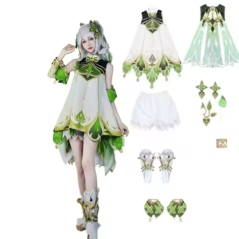 Genshin Impact Nahida Cosplay Costume Adult Carnival Uniform Anime Halloween Costumes Women Kids Gir