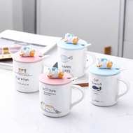 3D mug ceramic cute cartoon Cat Pattern 3D kids milk mugs cheap funky 440 ml