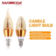 SUNMEIYI Led bulb E14 Led Lamp AC 220V LED Candle Bulb Aluminum Cool Warm White Led Light Bulbs