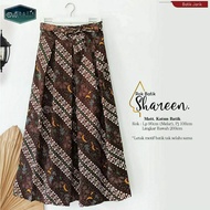 KATUN Cash on Delivery Shareen Batik Skirt, Prima Unggul Jaya Cotton, Elastic Waist, Jumbo Size, Rig