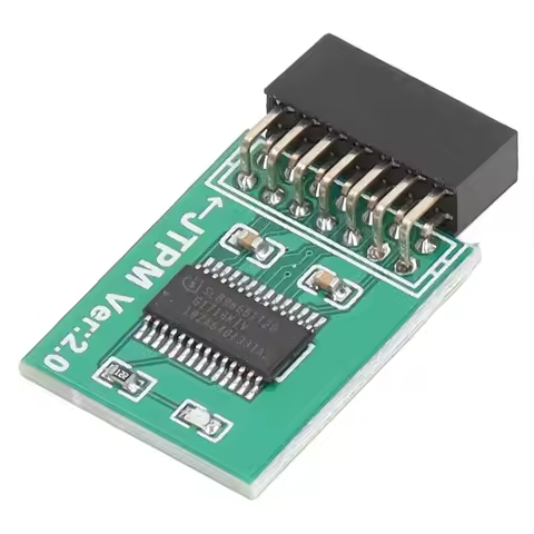 MSI Green LPC-14 Pin TPM Security Module, Suitable for Windows 11 Upgrade Testing