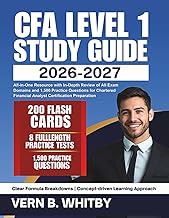 CFA Level 1 study guide 2026-2027: All-in-One Resource with In-Depth Review of All Exam Domains and 