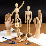 DUKEEN Drawing Sketch Mannequin Model Movable Limbs Wooden Hand Body Draw Action Toys Figures Home D