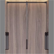 Pull Down Closet Rod,33 Lbs Load Capacity,Aluminum Alloy Adjustable 22.05-41.89 Inches,Side Mounted 