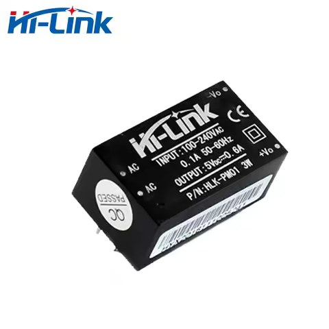 Hi-Link 5/9/12/15/24V 2W-40W Isolated Switching Power Supply 220V Adjustable Step-Down HLK-PM01/5M05