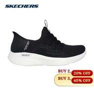 Skechers Women Slip-Ins Sport Relaxed Fit Sport Ballet Chic Casual Shoes - 150353-BLK Air-Cooled Mem
