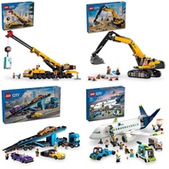 LEGO City Yellow Crane Truck Toy Present Birthday Block Christmas Boys Girls Children 9 Years Old 10