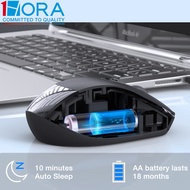 1HORA Wireless Mouse 2.4GHz USB Wireless Connection DPI Adjustable with Auto Energy Saving Mode 60dB