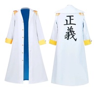 § Anime One Cos Piece Sakazuki Akainu Cosplay Costume Admiral Of The Navy Cloak Coat Roleplay Outf