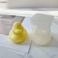 # OuRui # 3D Little Yellow Du Candle Silicone Mold DIY Du Crystal Epoxy Resin Mould Animal Candle Ma
