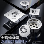 Diving Floor Drain Swimming Pool Drainage Plug/11075 Floor Drain Pull Ring All Copper/Hot Spring Poo