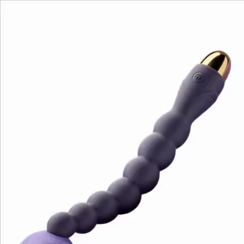 25Anal Pull Bead Vibrating Anal Plug Prostate Vibrator Asshole Expansion Toys Masturbation Adult Pla
